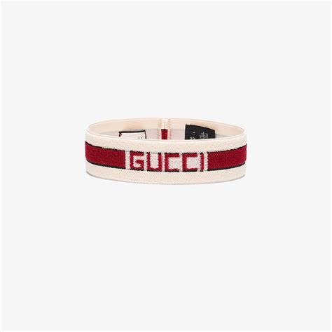gucci headband red and white
